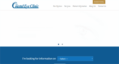 Desktop Screenshot of coastaleyeclinic.net